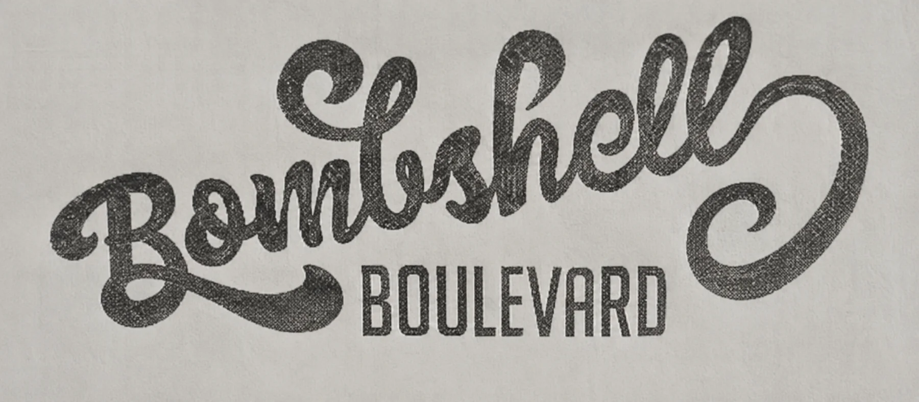 Bombshell Boulevard script sketch
