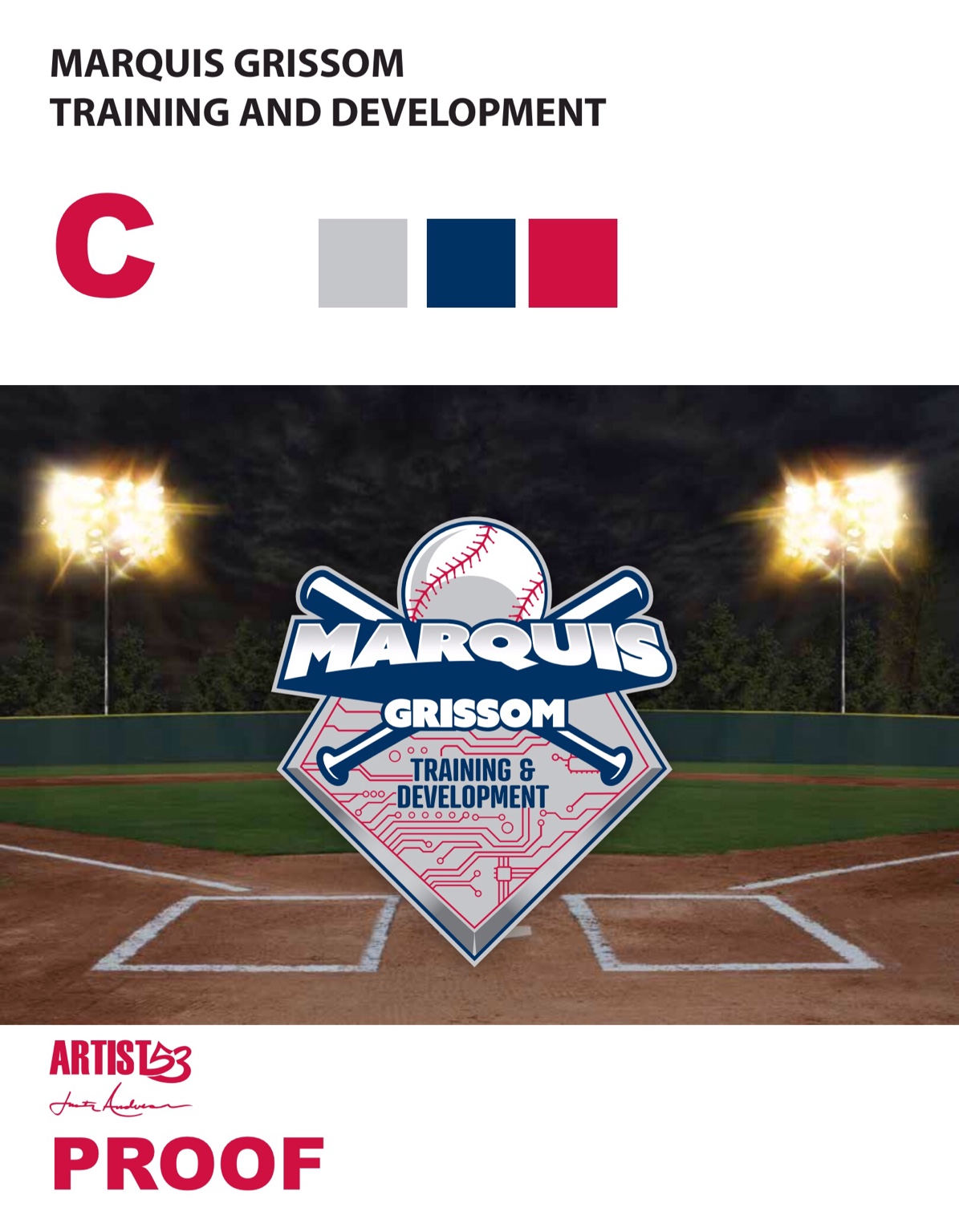 Marquis Grissom logo color direction C