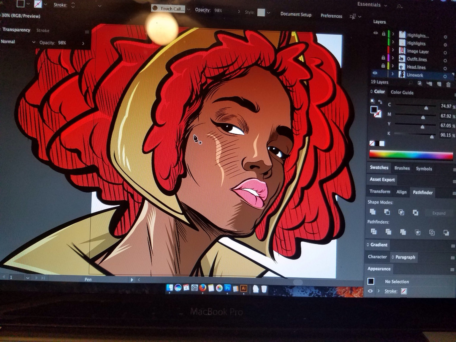 Teela process image