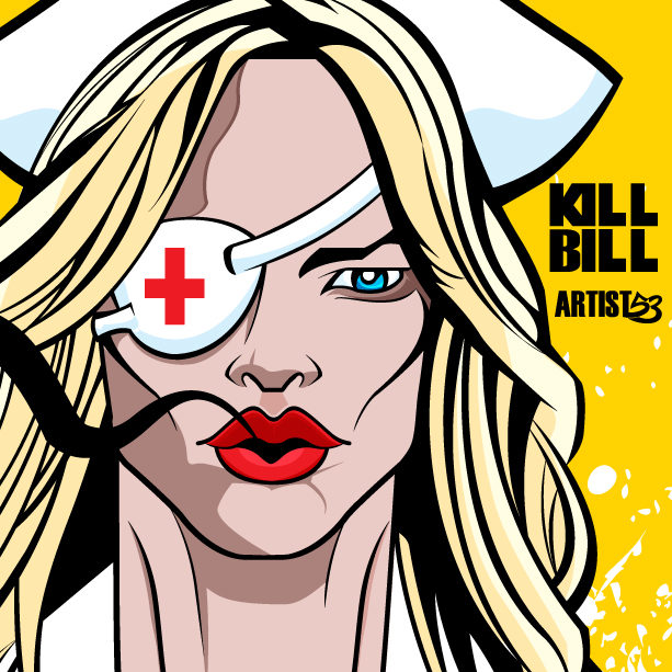 Kill Bill portrait detail