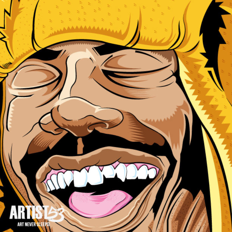 FLAVA DAVE face detail
