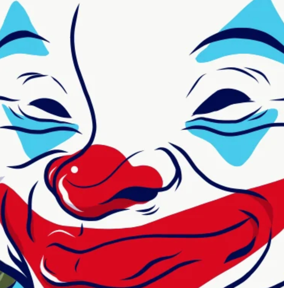 Joker face detail