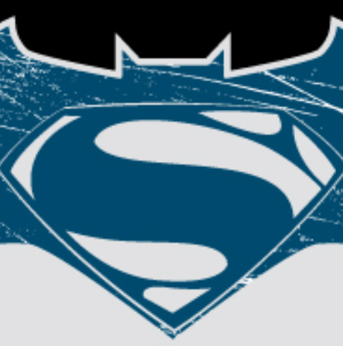 Batman and Superman emblem detail
