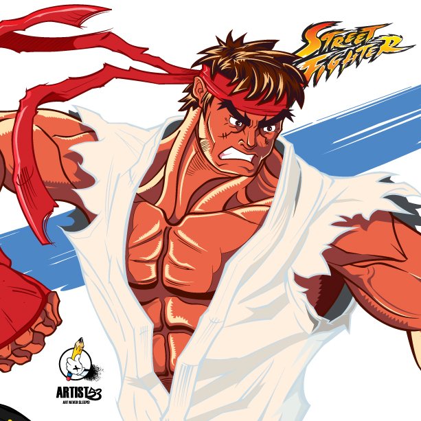 Ryu Street Fighter detail