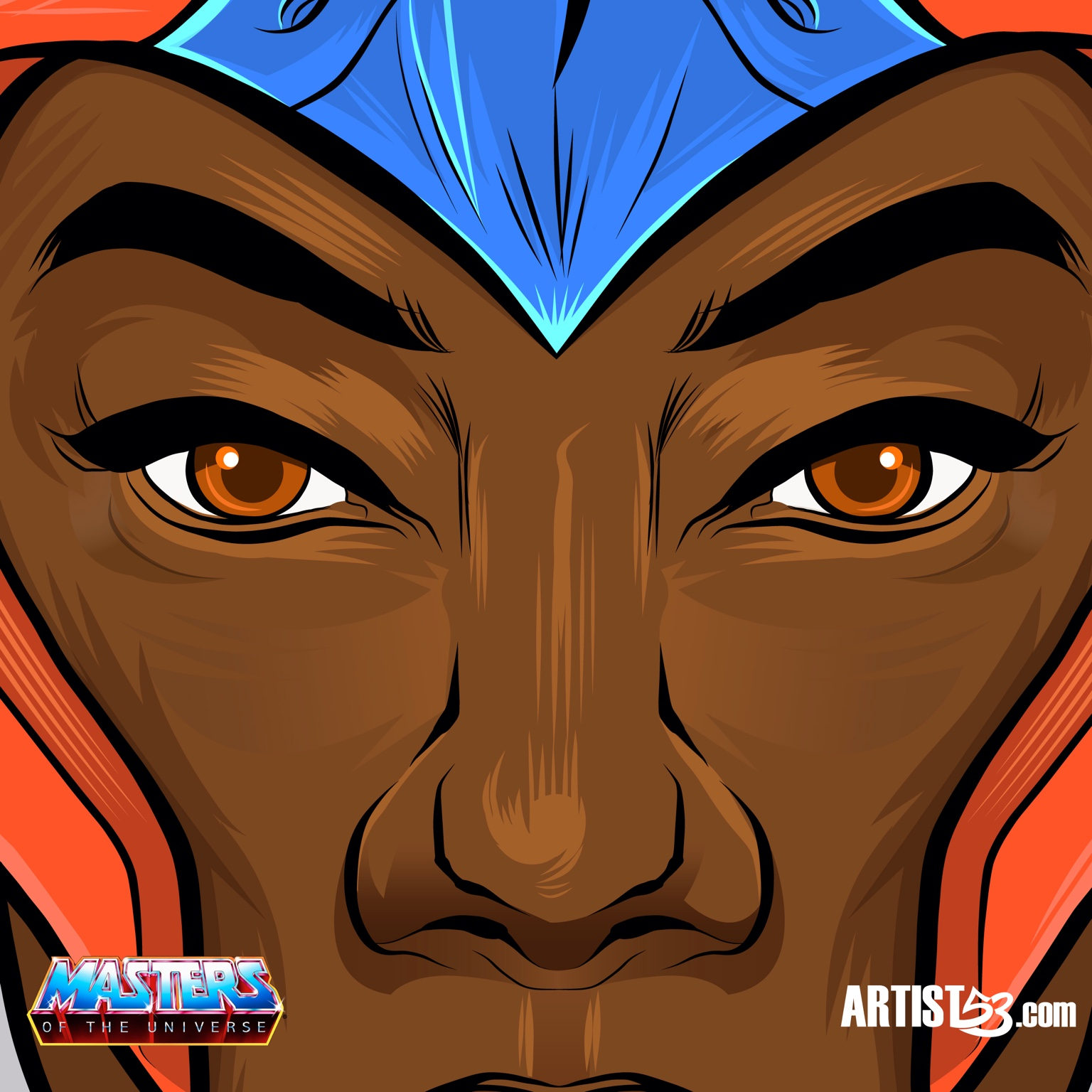 Sorceress portrait detail
