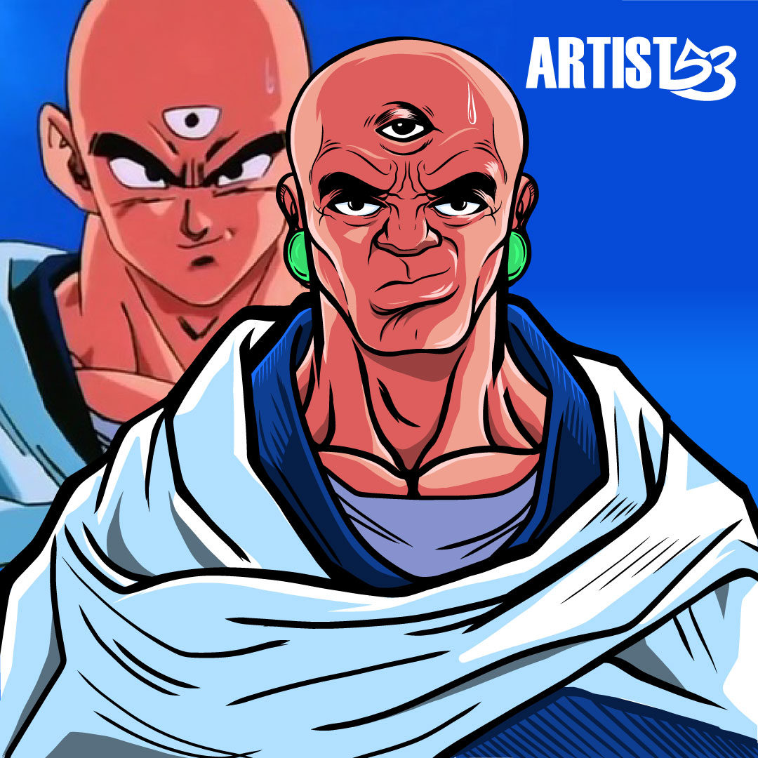 Tien face detail