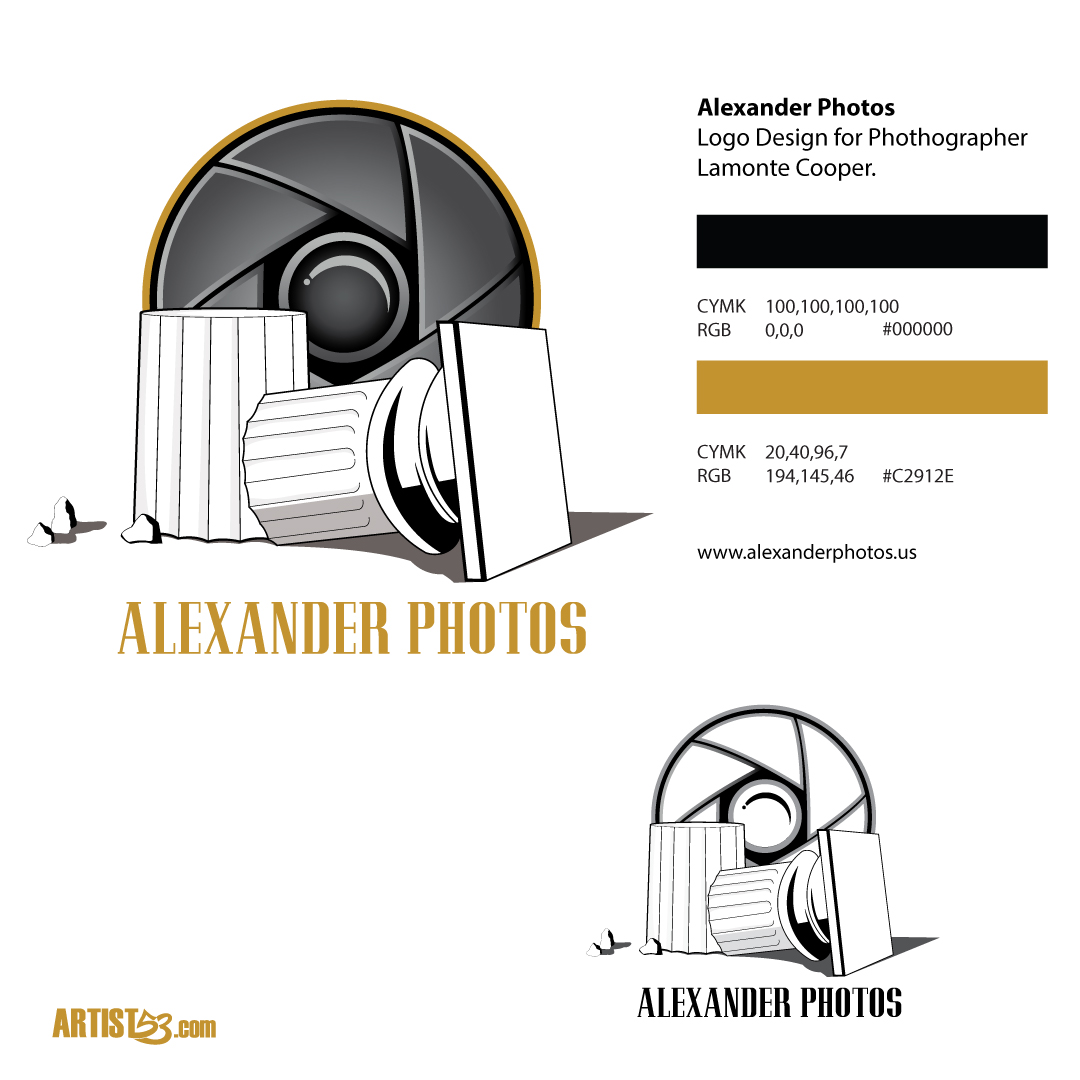 Alexander Photos brand sheet