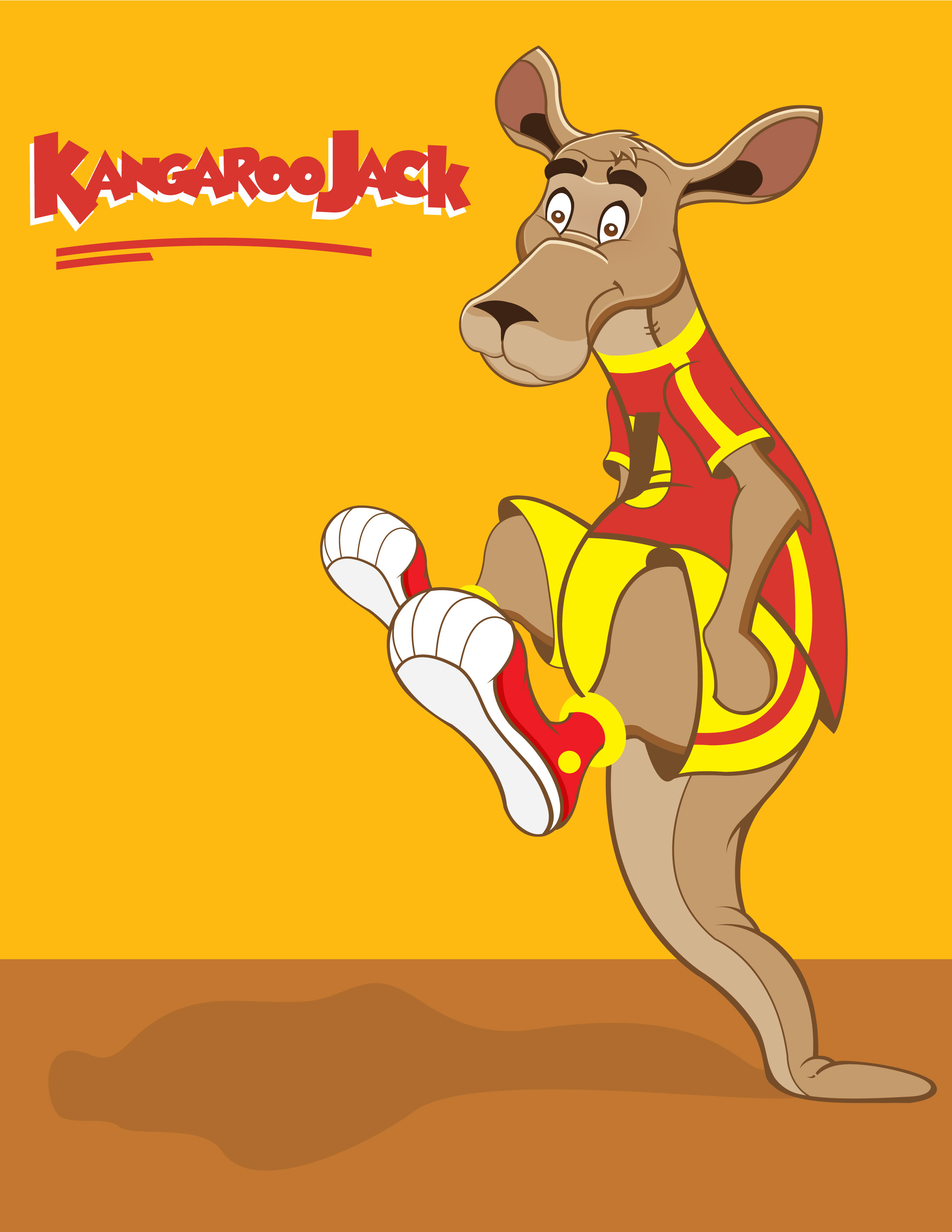 Kangaroo Jack character pose