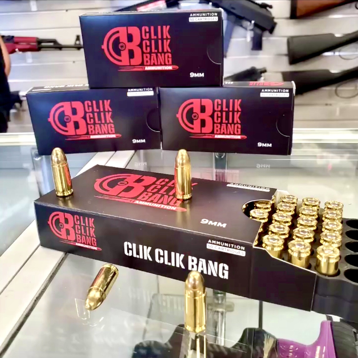 CLIK CLIK BANG logo used on original packaging