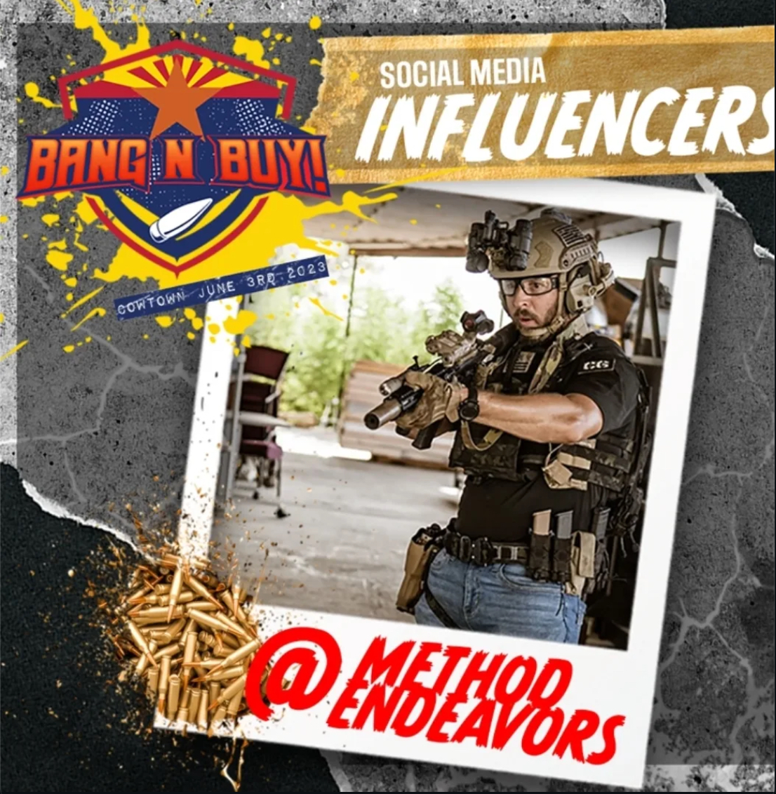 Bang N Buy Method Endeavors featured guest graphic