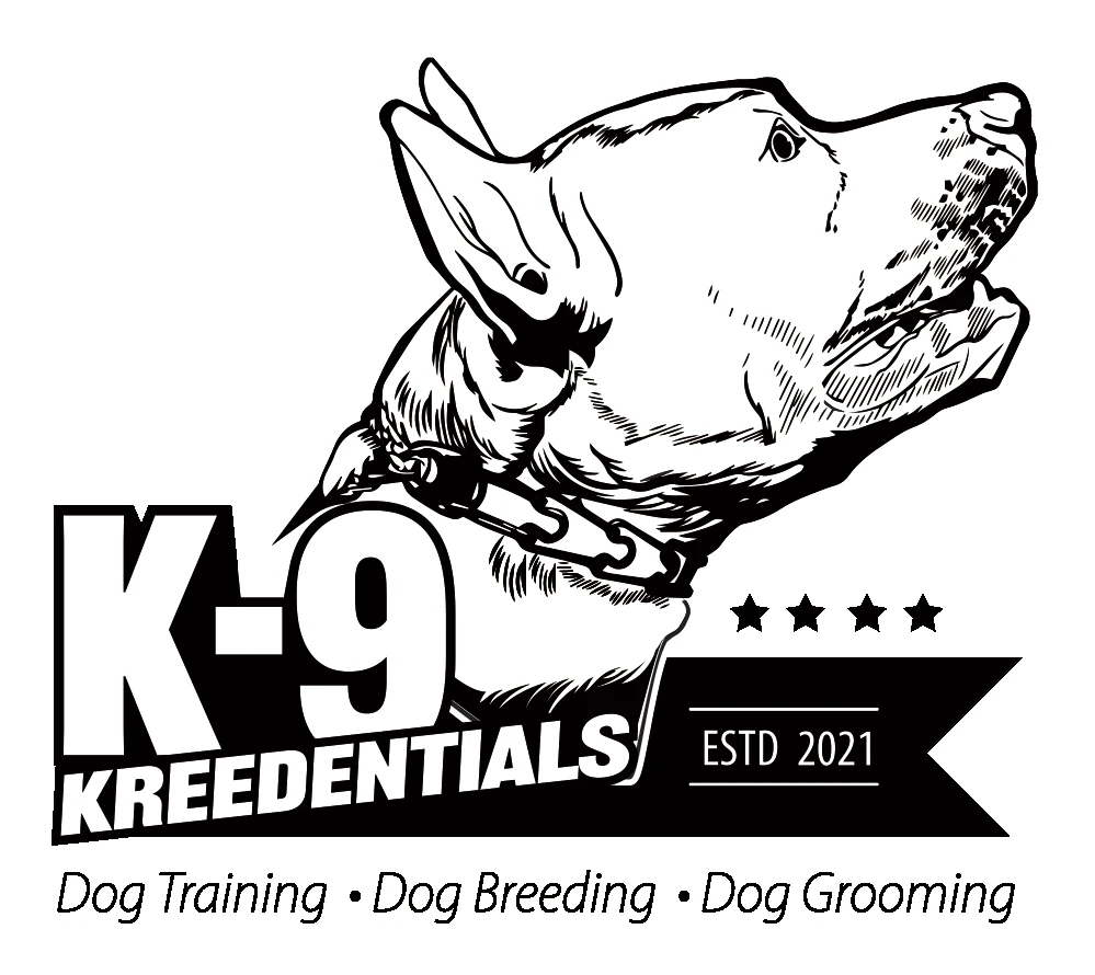 K-9 Kreedentials final black logo on white