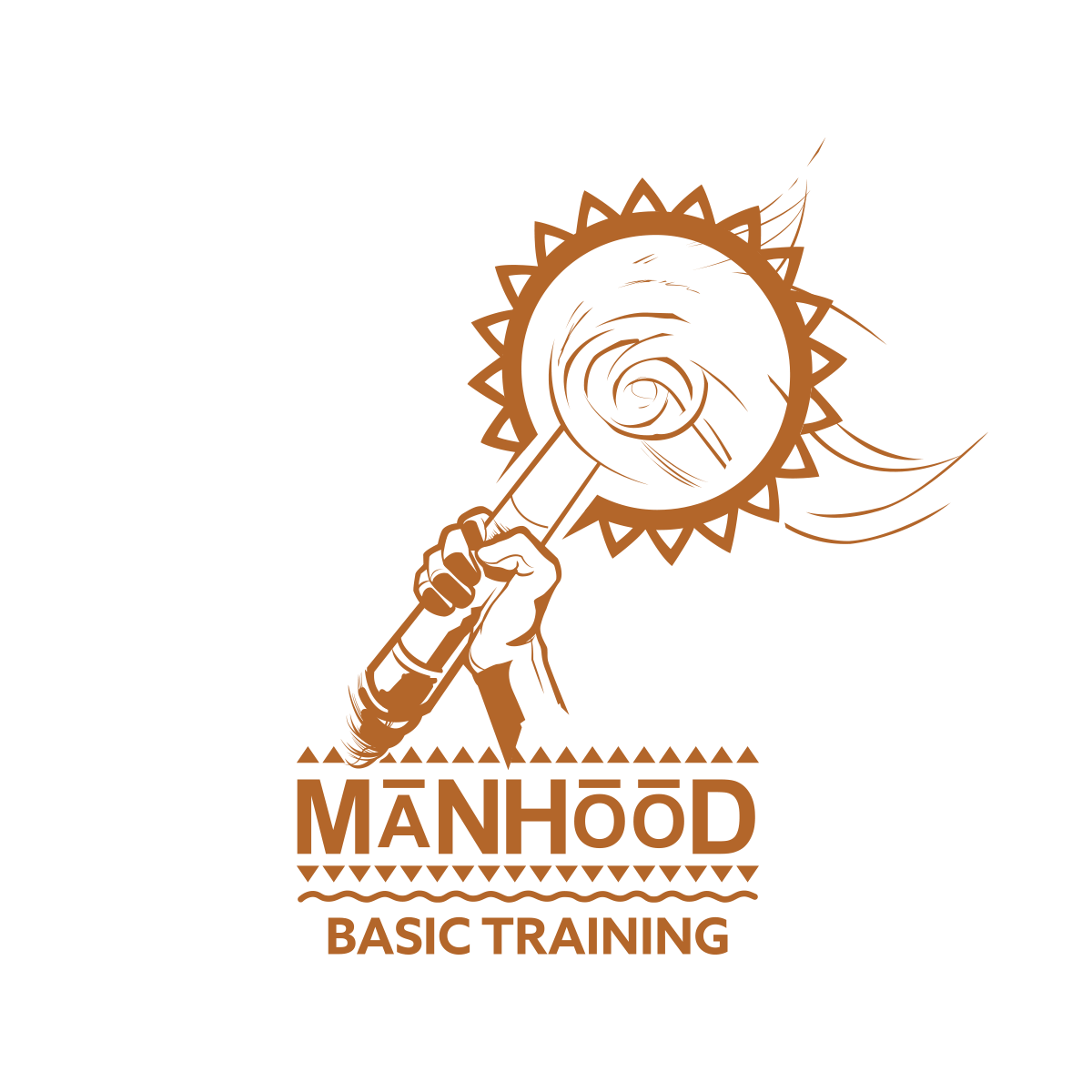 Brown full Manhood Basic Training mark
