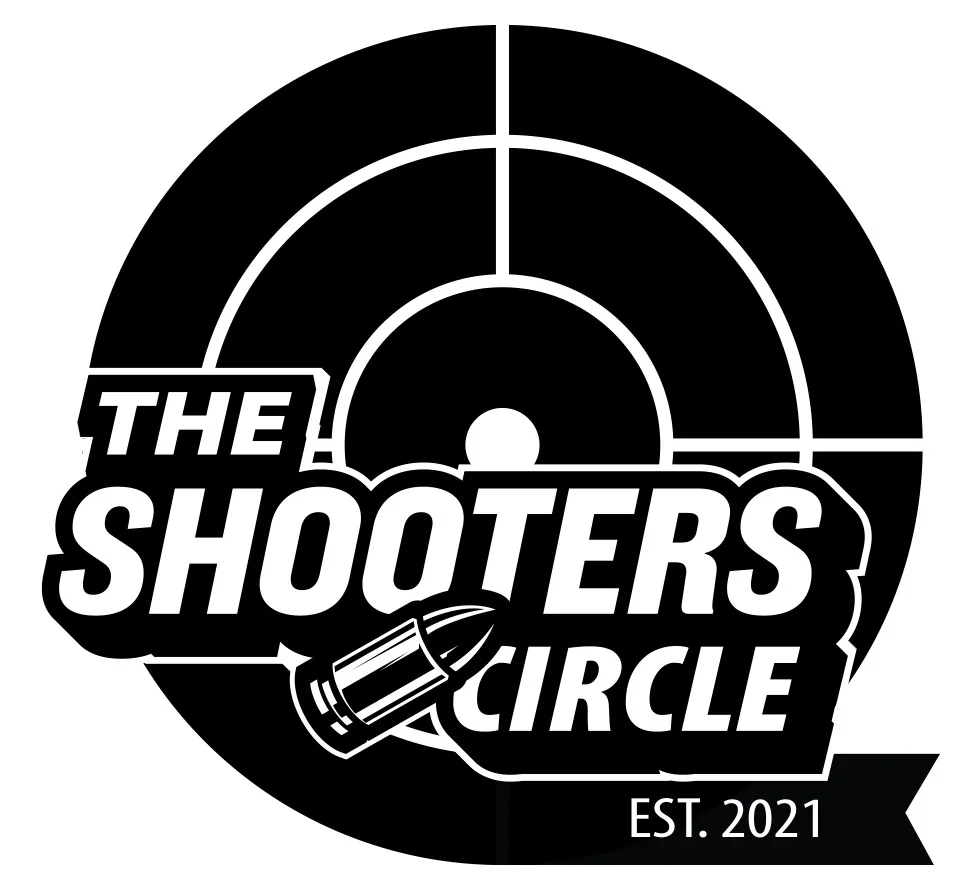The Shooters Circle black and white logo
