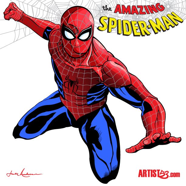 Spider-Man illustration by ARTIST53